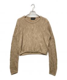 Coogi（クージー）の古着「3D短丈ニット」｜ベージュ