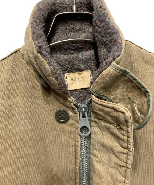 U'S NAVY（ユーエスネイビー）U'S NAVY (ユーエスネイビー) N1-2デッキジャケット ベージュ サイズ:-の古着・服飾アイテム