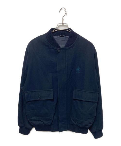 Paul&Shark（ポールアンドシャーク）Paul&Shark (ポールアンドシャーク) ウールブルゾン ネイビー サイズ:Lの古着・服飾アイテム