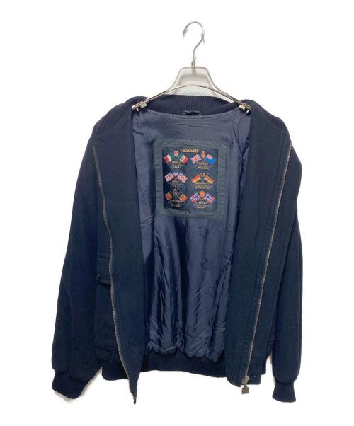 Paul&Shark（ポールアンドシャーク）Paul&Shark (ポールアンドシャーク) ウールブルゾン ネイビー サイズ:Lの古着・服飾アイテム
