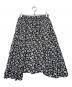 COMME des GARCONS COMME des GARCONS (コムデギャルソン コムデギャルソン) フラワープリントスカート ブラック×ホワイト サイズ:xs：7000円