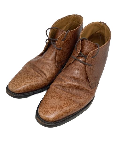 berwick（バーウィック）berwick (バーウィック) チャッカブーツ ブラウン サイズ:7の古着・服飾アイテム