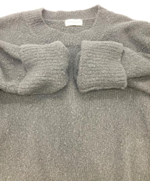 DRIES VAN NOTEN（ドリスヴァンノッテン）DRIES VAN NOTEN (ドリスヴァンノッテン) オーバーサイズクルーネックニット ブラック サイズ:Mの古着・服飾アイテム