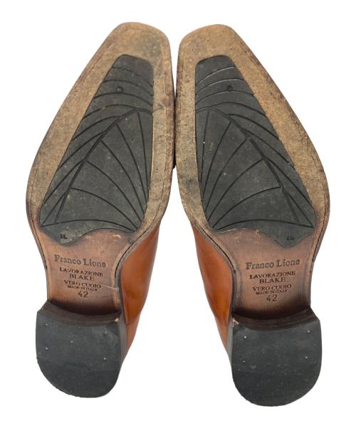 FRANCO LIONE（フランコ リオーネ）FRANCO LIONE (フランコ リオーネ) ストレートチップシューズ ブラウン サイズ:42の古着・服飾アイテム