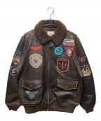 VAN JACヴァン・ヂャケット）の古着「G-1 フライトジャケット」｜ブラウン