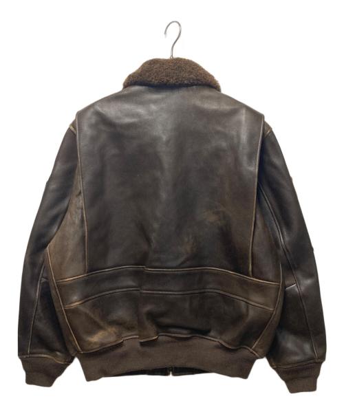 VAN JAC（ヴァン・ヂャケット）VAN JAC (ヴァン・ヂャケット) G-1 フライトジャケット ブラウン サイズ:LLの古着・服飾アイテム