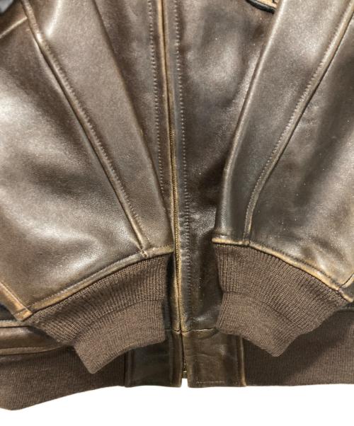 VAN JAC（ヴァン・ヂャケット）VAN JAC (ヴァン・ヂャケット) G-1 フライトジャケット ブラウン サイズ:LLの古着・服飾アイテム