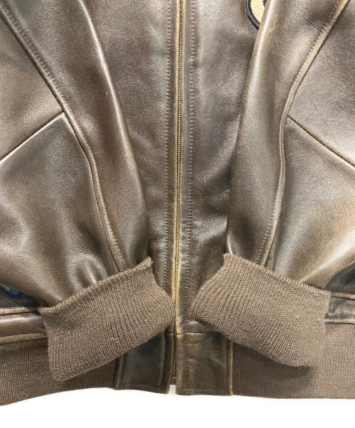 VAN JAC（ヴァン・ヂャケット）VAN JAC (ヴァン・ヂャケット) G-1 フライトジャケット ブラウン サイズ:LLの古着・服飾アイテム