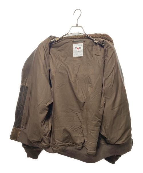 VAN JAC（ヴァン・ヂャケット）VAN JAC (ヴァン・ヂャケット) G-1 フライトジャケット ブラウン サイズ:LLの古着・服飾アイテム
