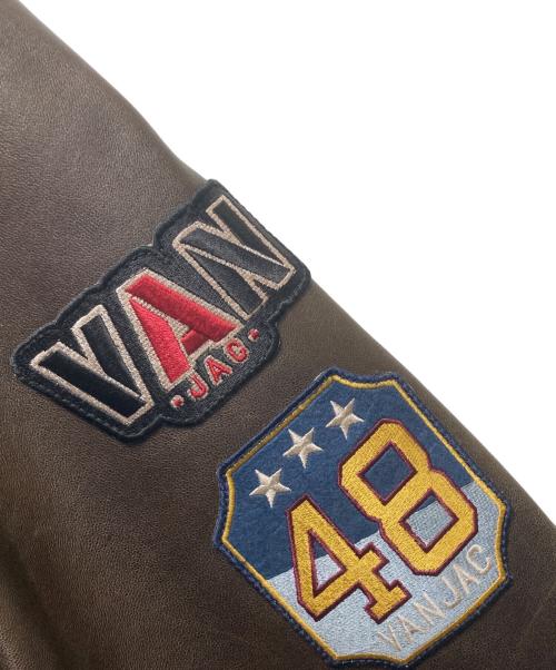 VAN JAC（ヴァン・ヂャケット）VAN JAC (ヴァン・ヂャケット) G-1 フライトジャケット ブラウン サイズ:LLの古着・服飾アイテム