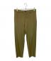 ATON（エイトン）の古着「BASIC PANTS」｜カーキ