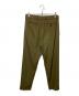 ATON (エイトン) BASIC PANTS カーキ サイズ:4：6000円