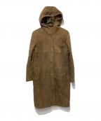 LOEWEロエベ）の古着「フード付ムートンコート」｜ブラウン