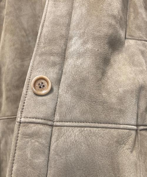 LOEWE（ロエベ）LOEWE (ロエベ) フード付ムートンコート ブラウン サイズ:38の古着・服飾アイテム