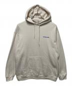 BALENCIAGAバレンシアガ）の古着「ロゴプリントパーカー」｜ベージュ