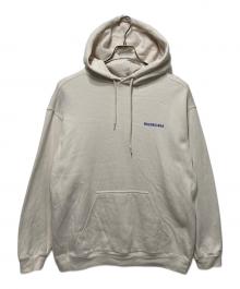 BALENCIAGA（バレンシアガ）の古着「ロゴプリントパーカー」｜ベージュ