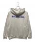 BALENCIAGA (バレンシアガ) ロゴプリントパーカー ベージュ サイズ:Ｓ：25000円