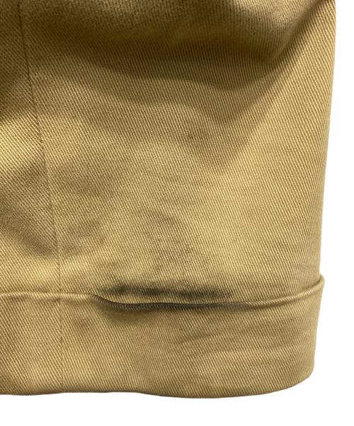 CARUSO（カルーゾ）CARUSO (カルーゾ) 2タックコットンスラックスパンツ ベージュ サイズ:無しの古着・服飾アイテム