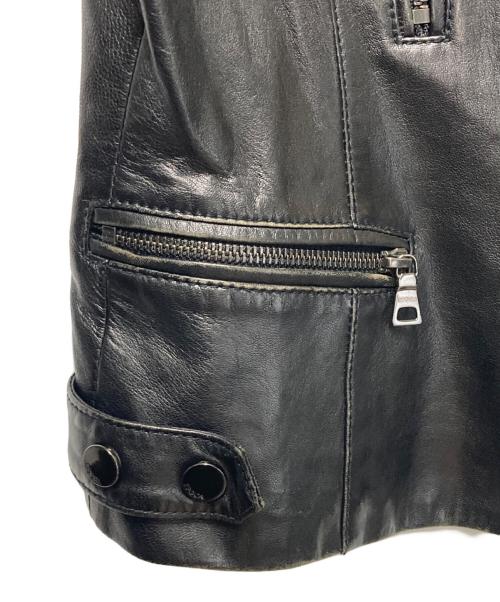 EPOCA（エポカ）EPOCA (エポカ) ライダースジャケット ブラック サイズ:40の古着・服飾アイテム