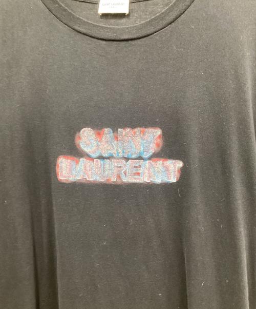 Saint Laurent Paris（サンローランパリ）Saint Laurent Paris (サンローランパリ) Neon T-Shirt ブラック サイズ:Sの古着・服飾アイテム