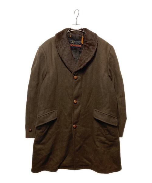 McGREGOR（マックレガー）McGREGOR (マックレガー) 70‘ｓクルミボタンランチコート ブラウン サイズ:-の古着・服飾アイテム