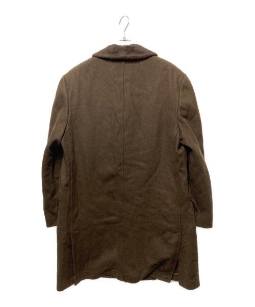 McGREGOR（マックレガー）McGREGOR (マックレガー) 70‘ｓクルミボタンランチコート ブラウン サイズ:-の古着・服飾アイテム