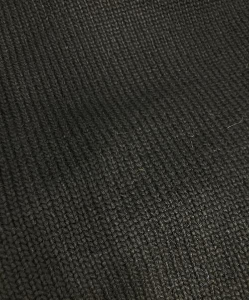 AURALEE（オーラリー）AURALEE (オーラリー) FELT WOOL YARN KNIT V-NECK P/O ブラック サイズ:5の古着・服飾アイテム