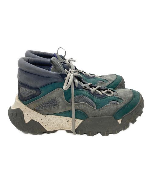 Timberland（ティンバーランド）Timberland (ティンバーランド) WHITE MOUNTAINEERING (ホワイトマウンテ二アニング) 'MOTION SCRAMBLE MID グレー×グリーン サイズ:28の古着・服飾アイテム