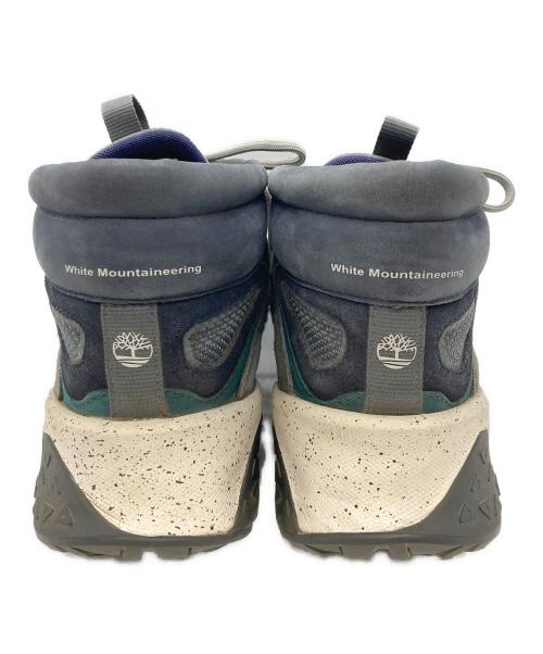 Timberland（ティンバーランド）Timberland (ティンバーランド) WHITE MOUNTAINEERING (ホワイトマウンテ二アニング) 'MOTION SCRAMBLE MID グレー×グリーン サイズ:28の古着・服飾アイテム
