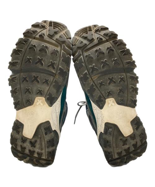 Timberland（ティンバーランド）Timberland (ティンバーランド) WHITE MOUNTAINEERING (ホワイトマウンテ二アニング) 'MOTION SCRAMBLE MID グレー×グリーン サイズ:28の古着・服飾アイテム