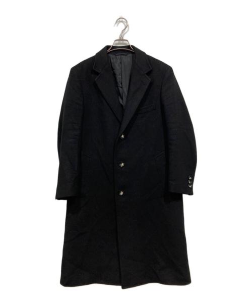 COLLEZIONE（コレツィオーネ）COLLEZIONE (コレツィオーネ) カシゴラ混チェスターコート ブラック サイズ:Mの古着・服飾アイテム