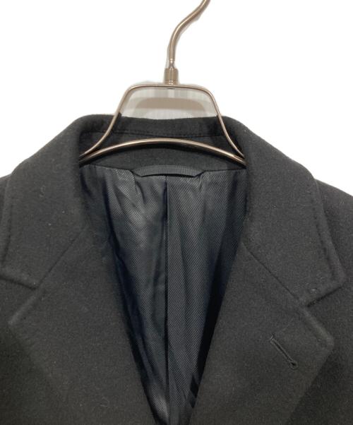 COLLEZIONE（コレツィオーネ）COLLEZIONE (コレツィオーネ) カシゴラ混チェスターコート ブラック サイズ:Mの古着・服飾アイテム