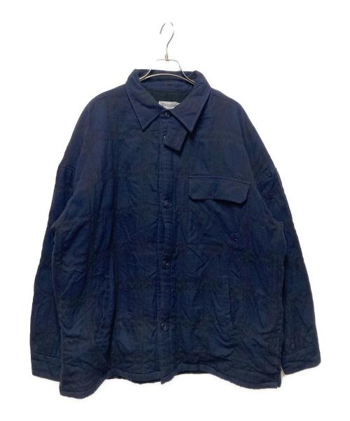 EVISEN（エビセン）EVISEN (エビセン) SHAO PLAID FLEECE JACKET ネイビー サイズ:XLの古着・服飾アイテム