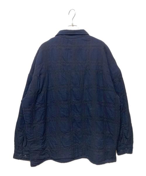 EVISEN（エビセン）EVISEN (エビセン) SHAO PLAID FLEECE JACKET ネイビー サイズ:XLの古着・服飾アイテム