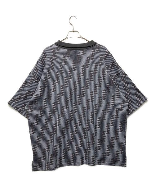 EVISEN（エビセン）EVISEN (エビセン) REPETITION KNIT POLO SHIRT グレー サイズ:XLの古着・服飾アイテム