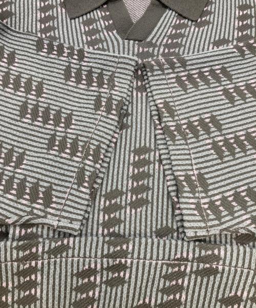 EVISEN（エビセン）EVISEN (エビセン) REPETITION KNIT POLO SHIRT グレー サイズ:XLの古着・服飾アイテム