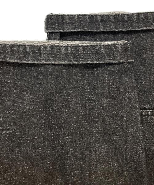 EVISEN（エビセン）EVISEN (エビセン) ダブルニーデニムパンツ ブラック サイズ:XLの古着・服飾アイテム