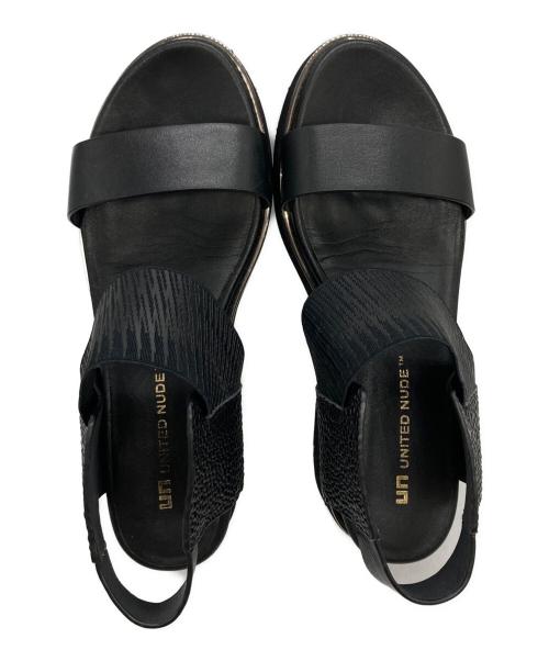 UNITED NUDE（ユナイテッドヌード）UNITED NUDE (ユナイテッドヌード) サンダル ブラック サイズ:38の古着・服飾アイテム