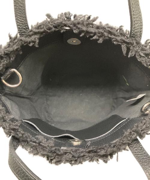 VANGI（バンギ）VANGI (バンギ) エコファーポシェットバッグ ブラックの古着・服飾アイテム