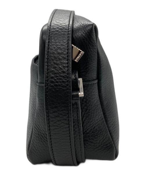 HIROFU（ヒロフ）HIROFU (ヒロフ) レザーショルダーバッグ S 2WAY ブラックの古着・服飾アイテム