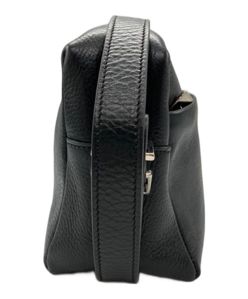 HIROFU（ヒロフ）HIROFU (ヒロフ) レザーショルダーバッグ S 2WAY ブラックの古着・服飾アイテム