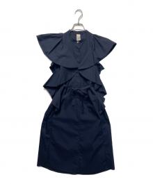 support surface（サポートサーフェス）の古着「レイヤード風のシャツワンピース」｜ネイビー