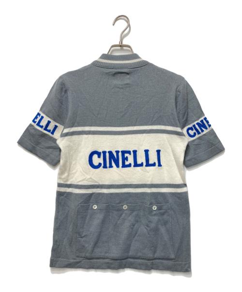 DE MARCHI（デマルキ）DE MARCHI (デマルキ) CINELLI (チネリ) クラシックサイクルジャージ グレー サイズ:Mの古着・服飾アイテム