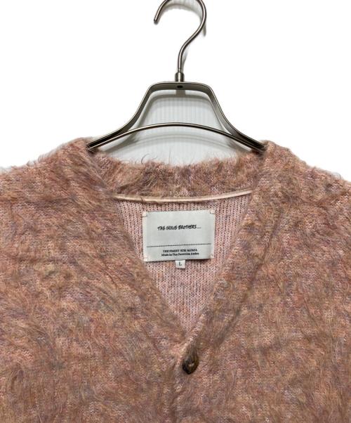 THE INOUE BROTHERS（イノウエブラザーズ）THE INOUE BROTHERS (イノウエブラザーズ) Suri Cardigan ピンク サイズ:Ｌの古着・服飾アイテム