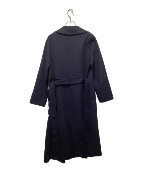 VERMEIL par iena（ヴェルメイユ パー イエナ）VERMEIL par iena (ヴェルメイユ パー イエナ) ウールロングコート ネイビー サイズ:Ｓの古着・服飾アイテム