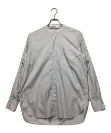 HERILL（ヘリル）の古着「Suvin Stand Collar Shirts」｜ラベンダー