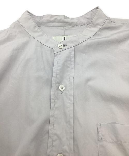 HERILL（ヘリル）HERILL (ヘリル) Suvin Stand Collar Shirts ラベンダー サイズ:Mの古着・服飾アイテム