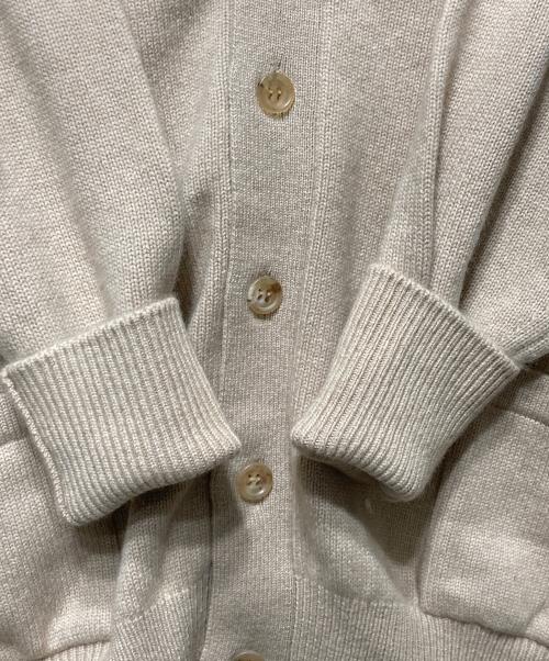 HERILL（ヘリル）HERILL (ヘリル) Goldencash Cardigan ベージュ サイズ:3の古着・服飾アイテム