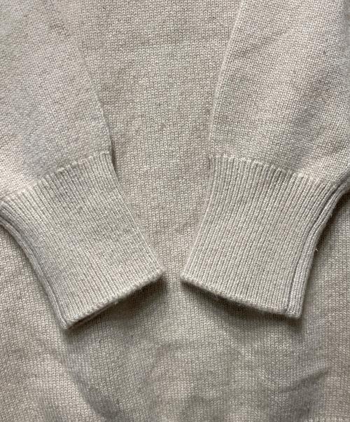 HERILL（ヘリル）HERILL (ヘリル) CASHMERE GOLDENCASH CREW ベージュ サイズ:2の古着・服飾アイテム