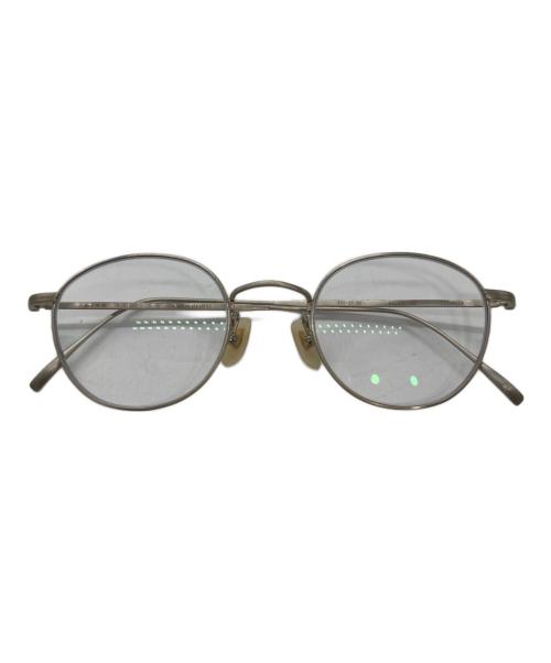 金子眼鏡（カネコガンキョウ）金子眼鏡 (カネコガンキョウ) 眼鏡 シルバー サイズ:47□22-142の古着・服飾アイテム